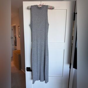 Billabong Sleeveless Ribbed Dress - Gray sz M